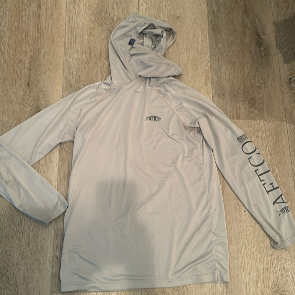 AFTCO hooded gaiter mask shirt